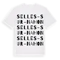 Selles-sur-Nahon ordlek t-shirt
