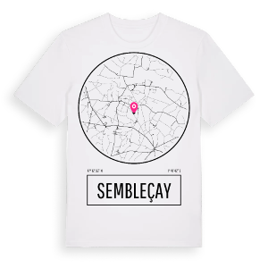 Sembleçay t-shirt – ekologisk bomull t-shirt från Pinshirt