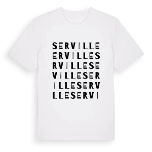 Serville ordlek t-shirt – ekologisk bomull t-shirt från Pinshirt