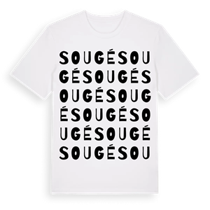 Sougé ordlek t-shirt – ekologisk bomull t-shirt från Pinshirt