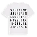 Sublaines ordlek t-shirt