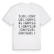 Subligny ordlek t-shirt