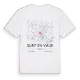 Sury-en-Vaux karta t-shirt
