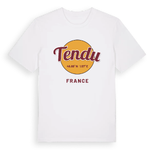 Tendu cirkel t-shirt – ekologisk bomull t-shirt från Pinshirt