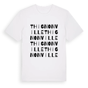Thignonville ordlek t-shirt – ekologisk bomull t-shirt från Pinshirt