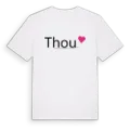 Thou hjärta t-shirt