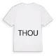 Jag älskar Thou t-shirt stort tryck