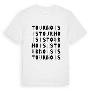 Tournoisis ordlek t-shirt – ekologisk bomull t-shirt från Pinshirt
