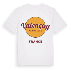 Valençay cirkel t-shirt – ekologisk bomull t-shirt från Pinshirt
