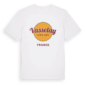 Vasselay cirkel t-shirt – ekologisk bomull t-shirt från Pinshirt