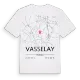 Vasselay karta t-shirt
