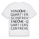 Vendôme-Quartiers Centre ordlek t-shirt