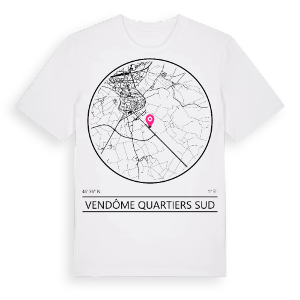Vendôme Quartiers Sud t-shirt – ekologisk bomull t-shirt från Pinshirt