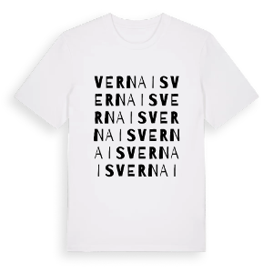 Vernais ordlek t-shirt – ekologisk bomull t-shirt från Pinshirt