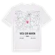 Vicq-sur-Nahon karta t-shirt