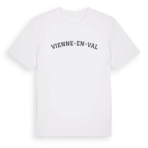 Vienne-en-Val böjd t-shirt – ekologisk bomull t-shirt från Pinshirt