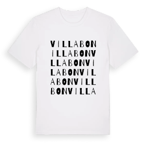 Villabon ordlek t-shirt – ekologisk bomull t-shirt från Pinshirt