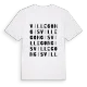 Villegongis ordlek t-shirt
