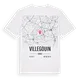 Villegouin karta t-shirt
