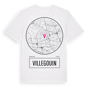 Villegouin t-shirt – ekologisk bomull t-shirt från Pinshirt
