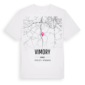 Vimory karta t-shirt – ekologisk bomull t-shirt från Pinshirt