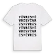 Yèvres ordlek t-shirt
