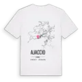 Ajaccio karta t-shirt