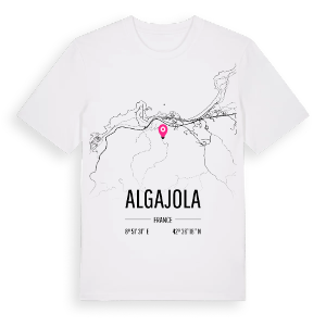 Algajola karta t-shirt – ekologisk bomull t-shirt från Pinshirt