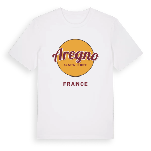 Aregno cirkel t-shirt – ekologisk bomull t-shirt från Pinshirt