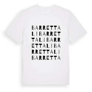 Barrettali ordlek t-shirt – ekologisk bomull t-shirt från Pinshirt