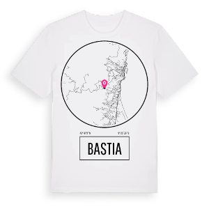 Bastia t-shirt – ekologisk bomull t-shirt från Pinshirt