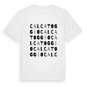 Calcatoggio ordlek t-shirt – ekologisk bomull t-shirt från Pinshirt