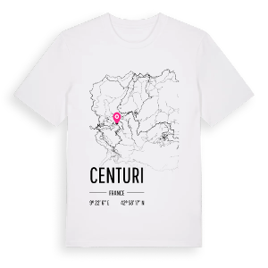 Centuri karta t-shirt – ekologisk bomull t-shirt från Pinshirt