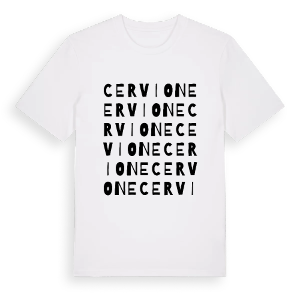 Cervione ordlek t-shirt – ekologisk bomull t-shirt från Pinshirt