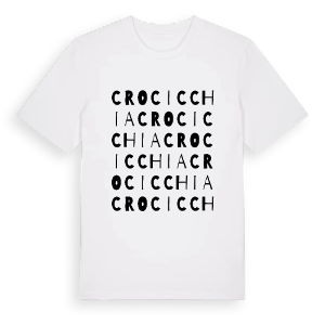 Crocicchia ordlek t-shirt – ekologisk bomull t-shirt från Pinshirt