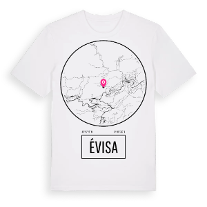 Évisa t-shirt – ekologisk bomull t-shirt från Pinshirt