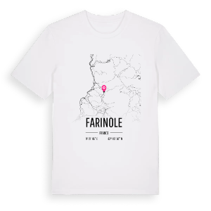Farinole karta t-shirt – ekologisk bomull t-shirt från Pinshirt