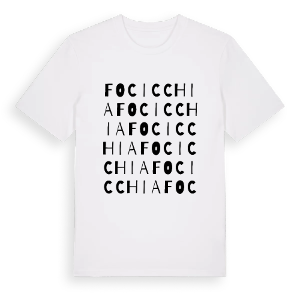 Focicchia ordlek t-shirt – ekologisk bomull t-shirt från Pinshirt