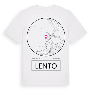 Lento t-shirt – ekologisk bomull t-shirt från Pinshirt