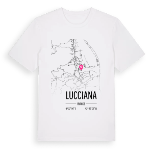 Lucciana karta t-shirt – ekologisk bomull t-shirt från Pinshirt