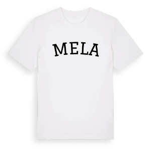 Mela böjd t-shirt – ekologisk bomull t-shirt från Pinshirt