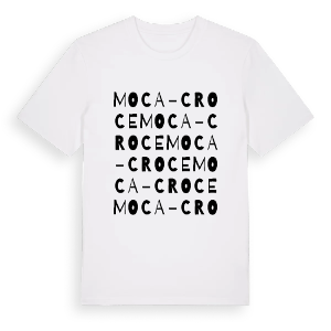 Moca-Croce ordlek t-shirt – ekologisk bomull t-shirt från Pinshirt