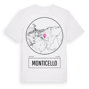 Monticello t-shirt – ekologisk bomull t-shirt från Pinshirt