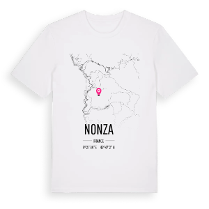 Nonza karta t-shirt – ekologisk bomull t-shirt från Pinshirt