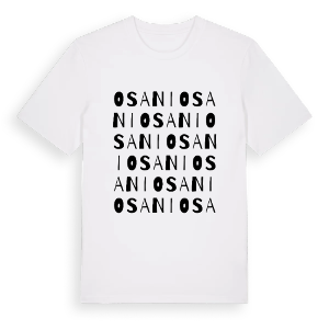 Osani ordlek t-shirt – ekologisk bomull t-shirt från Pinshirt