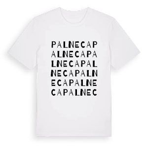 Palneca ordlek t-shirt – ekologisk bomull t-shirt från Pinshirt