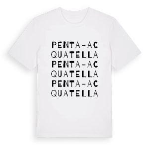 Penta-Acquatella ordlek t-shirt – ekologisk bomull t-shirt från Pinshirt