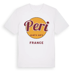 Peri cirkel t-shirt – ekologisk bomull t-shirt från Pinshirt