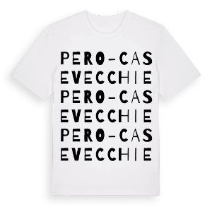 Pero-Casevecchie ordlek t-shirt – ekologisk bomull t-shirt från Pinshirt