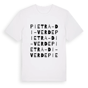 Pietra-di-Verde ordlek t-shirt – ekologisk bomull t-shirt från Pinshirt